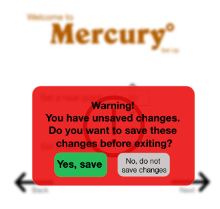warning 